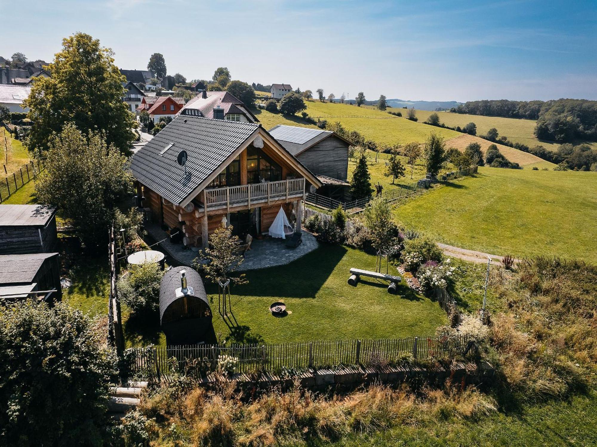 Ferienhaus Wiesenchalet Im Sauerland Schalksmuhle Buitenkant foto